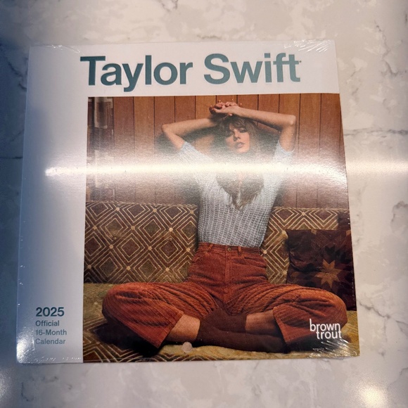 Taylor Swift Official 2025 Mini 7x7 inch Square Wall Calendar - Picture 1 of 2